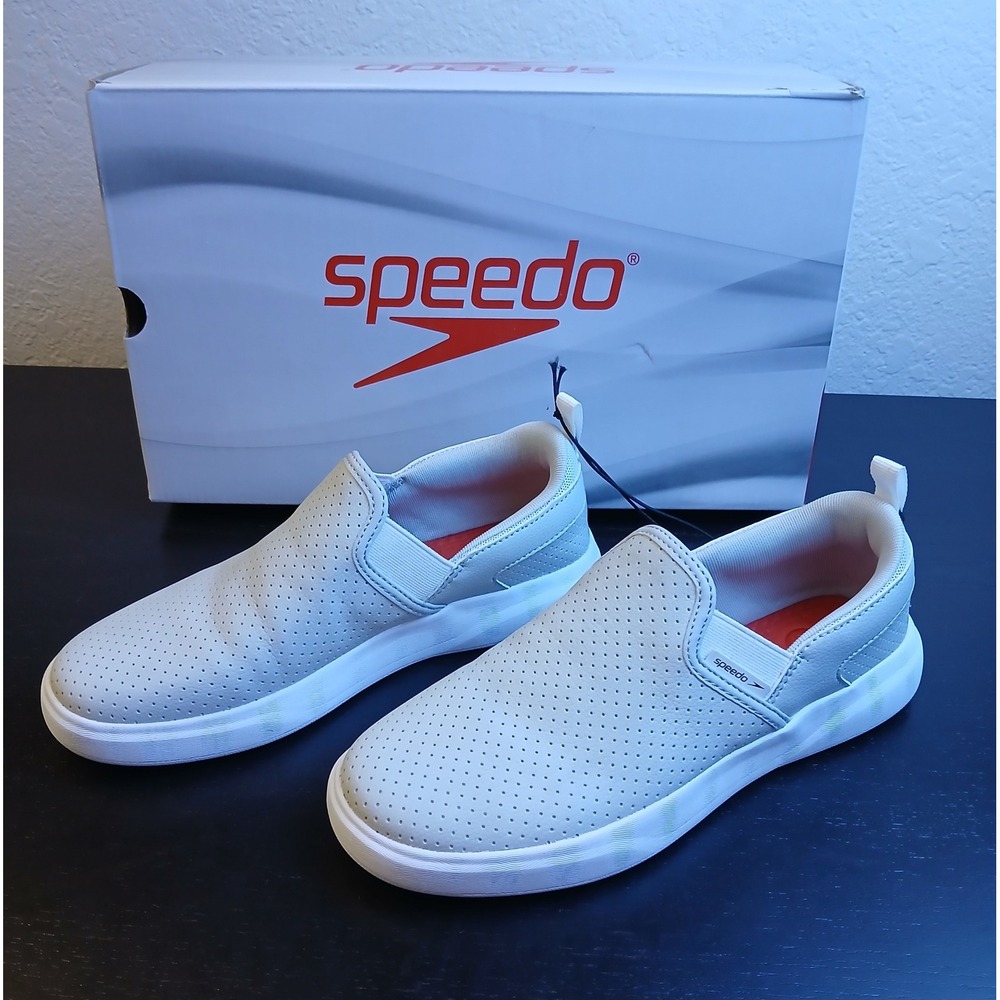 Speedo Womens Hybrid Shoe Grey Water Shoes Slip On Lightweight Size 6 NEW